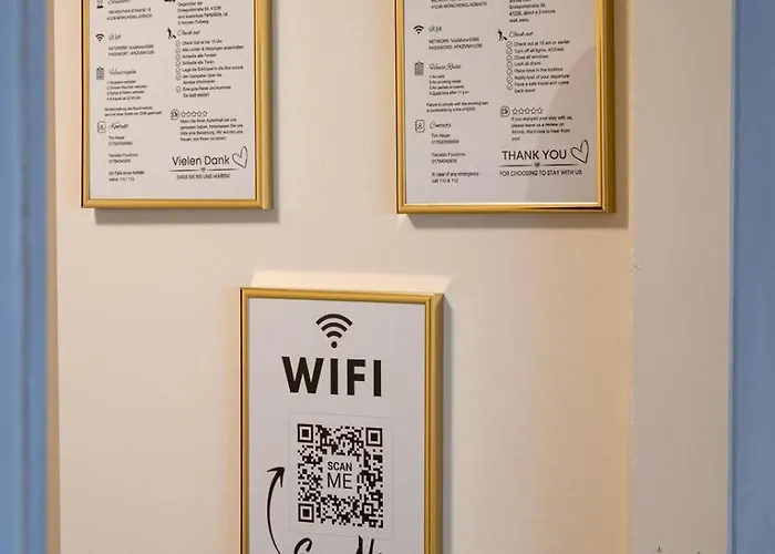 Апартаменты Helle City-maisonette Mit Balkon L Wifi Мёнхен-Гладбах